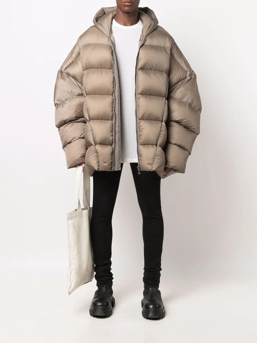 фото Rick owens пуховик с капюшоном