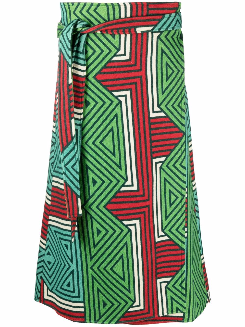 фото Pierre-louis mascia юбка миди с геометричным узором