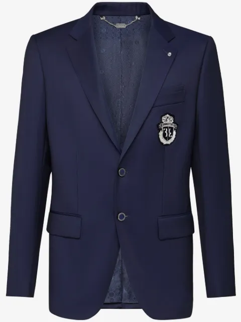 Billionaire blazer con motivo de insignia