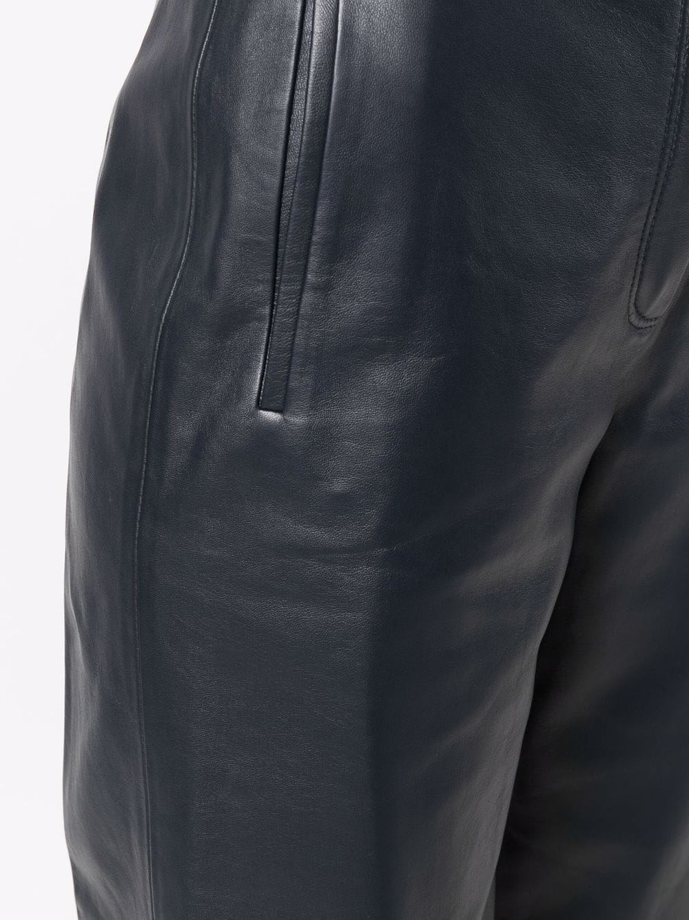 Shop 12 STOREEZ balloon-leg leather trousers with Express Delivery ...