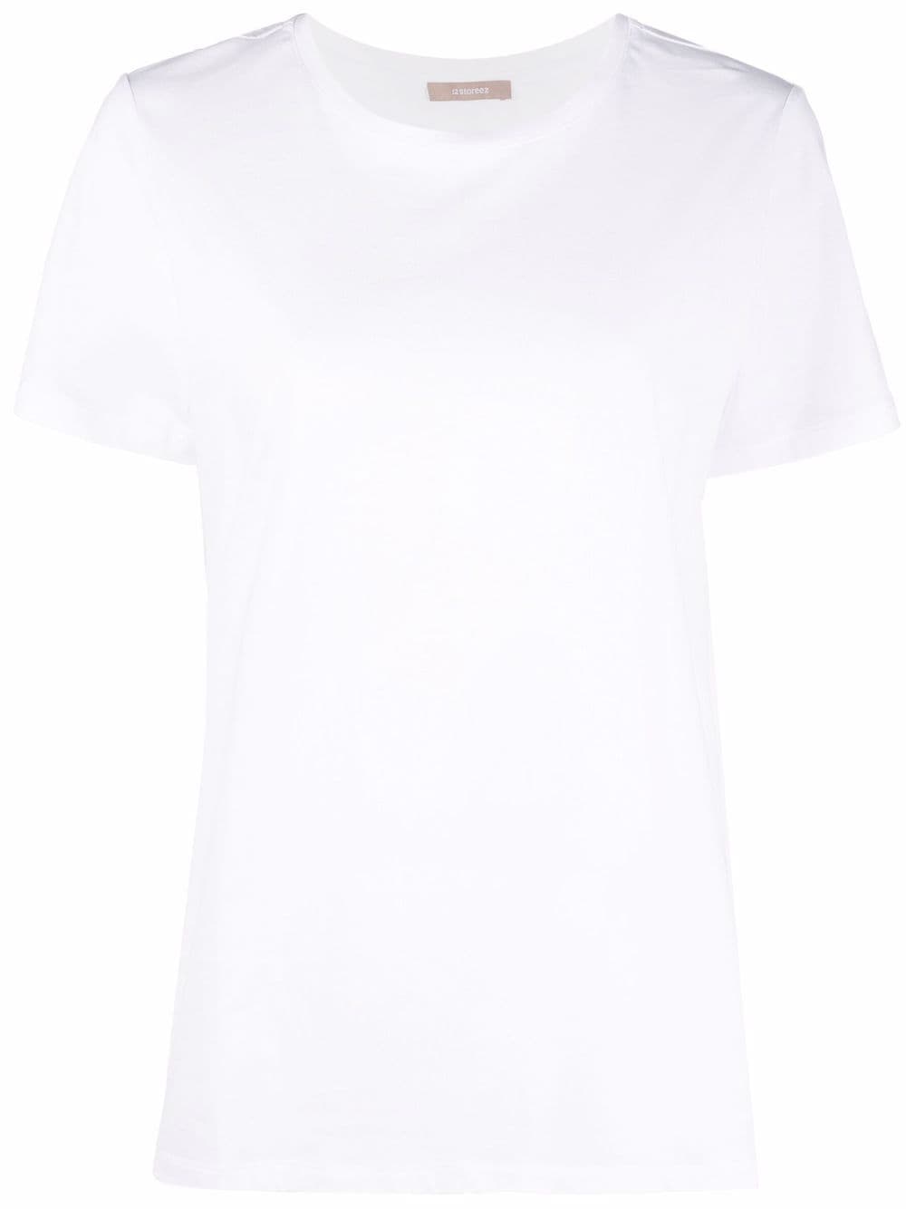 Shop 12 STOREEZ round neck cotton T-shirt with Express Delivery - FARFETCH