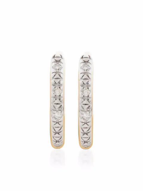 Monica Vinader Riva mini huggie earrings
