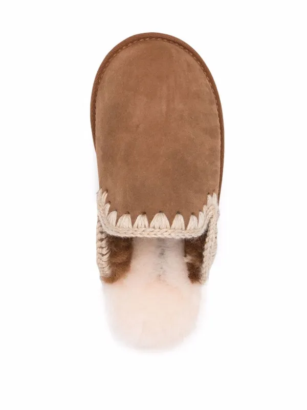 Mou Suede Slippers Farfetch