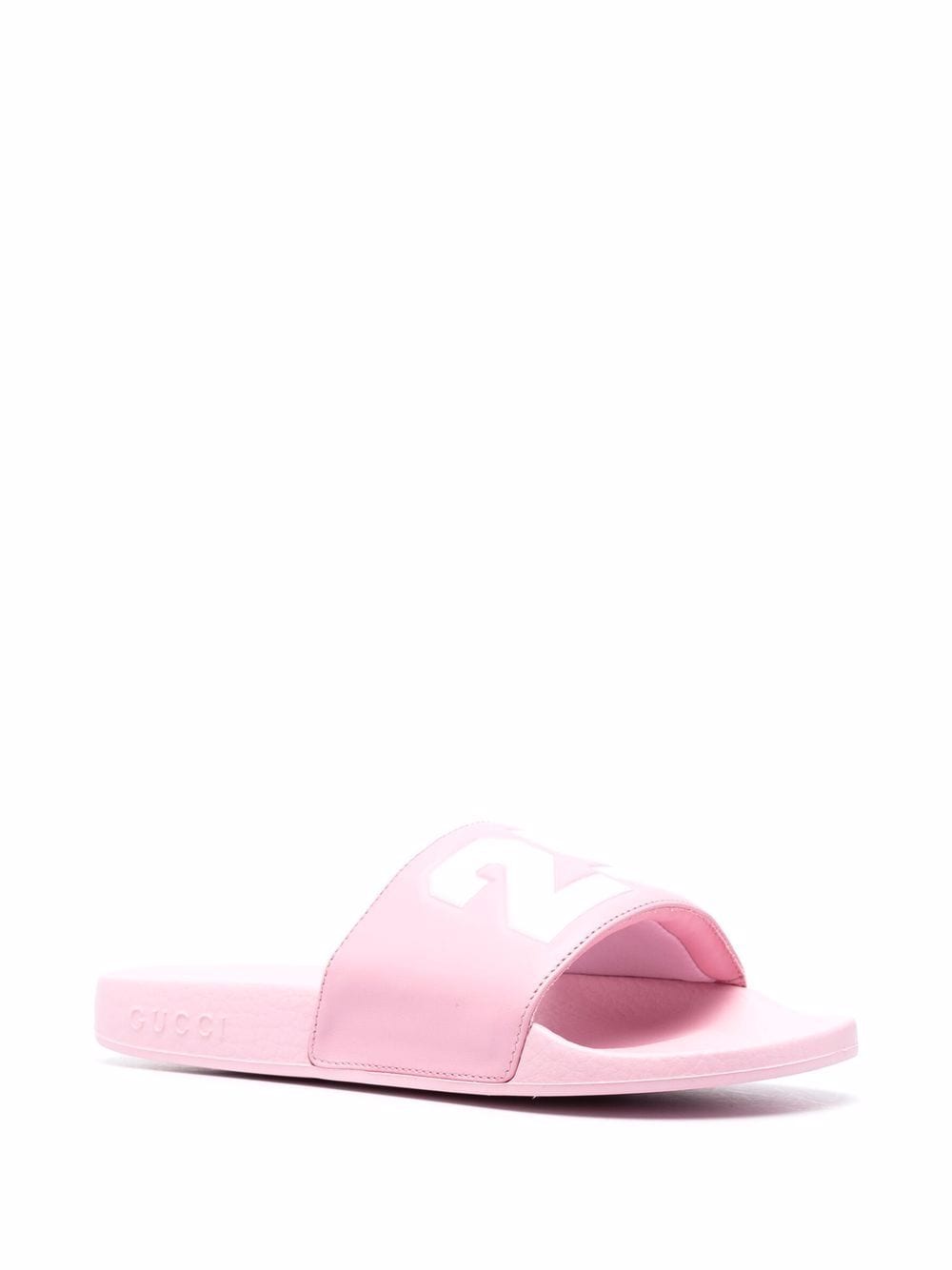 Gucci Pursuit leren slippers - Roze