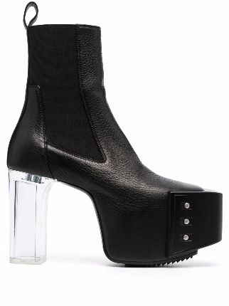 Transparent hot sale platform boots