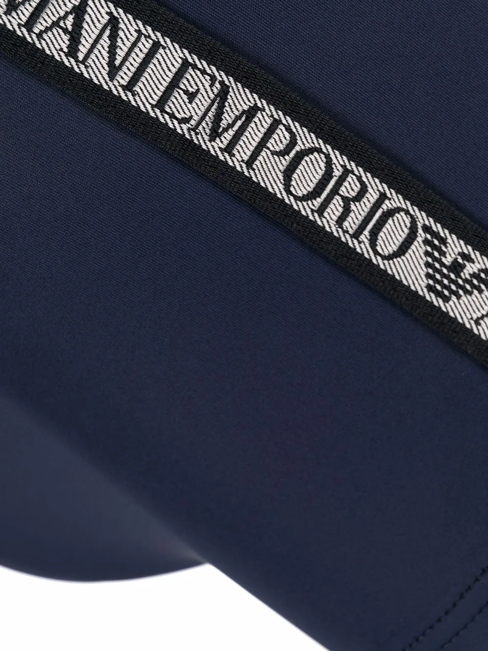 Emporio Armani Zwembroek met logopatch Blauw