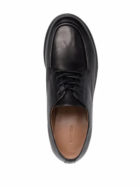 12 storeez 粒面皮质德比鞋