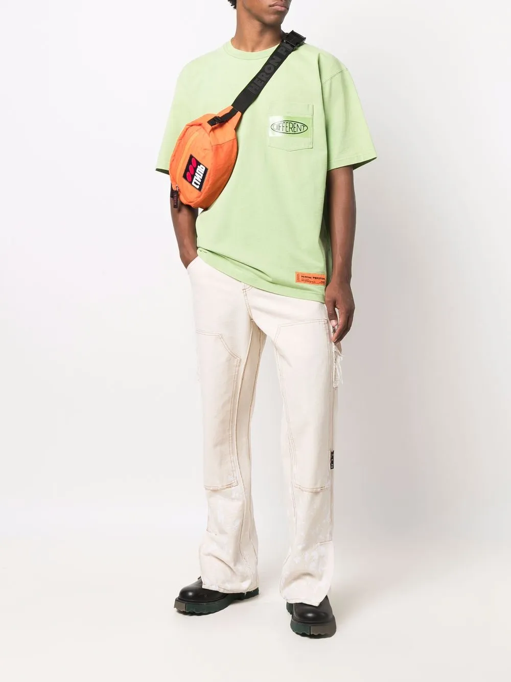 фото Heron preston футболка с накладным карманом