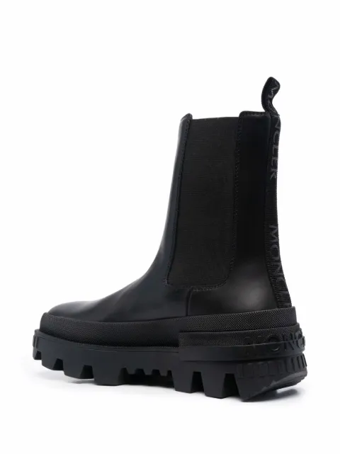 long black leather ladies boots