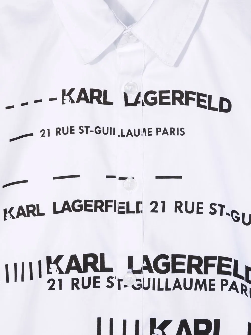 фото Karl lagerfeld kids рубашка с логотипом