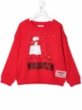 Marc Jacobs Kids x Peanuts Snoopy-print cotton sweatshirt - Red