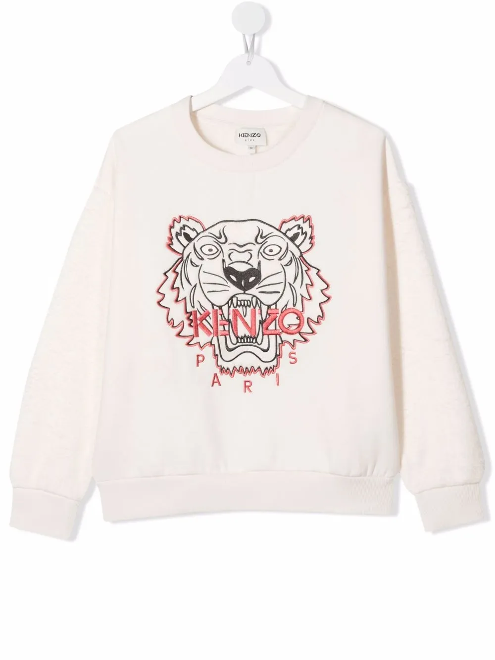 

Kenzo Kids sudadera con bordado Tigre - Neutro