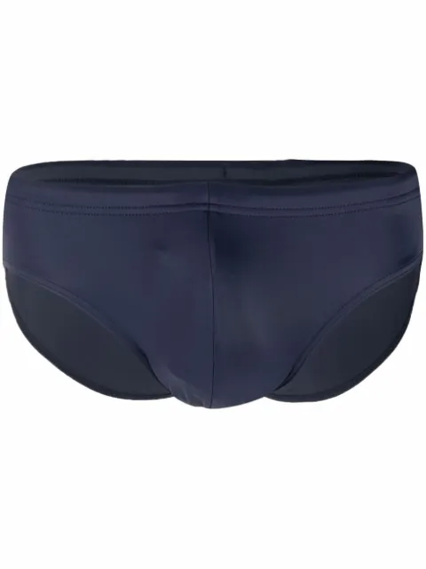 Emporio Armani side logo-patch swim trunks