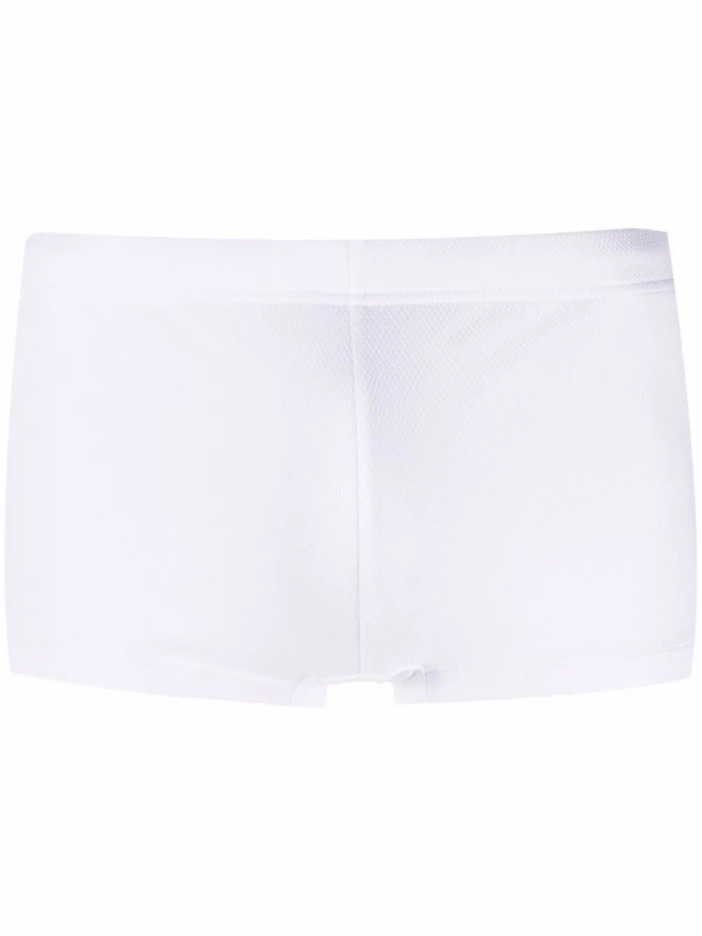 

Emporio Armani embroidered-logo swim trunks - White