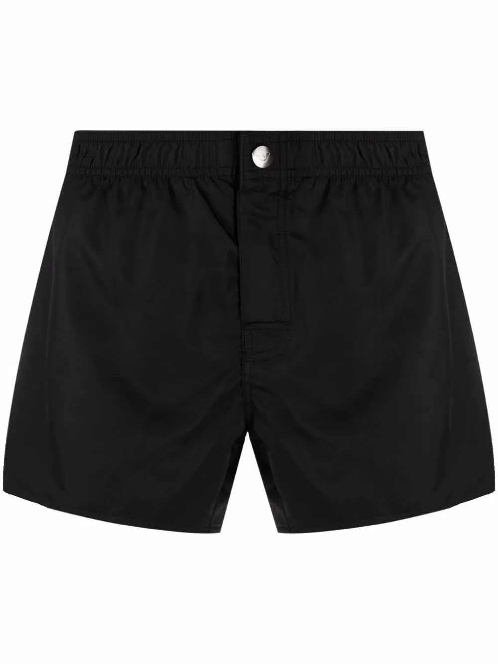 

Emporio Armani shorts de playa con franjas del logo - Negro