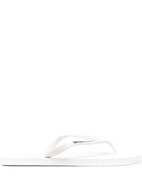 Emporio Armani Chinelo com patch de logo