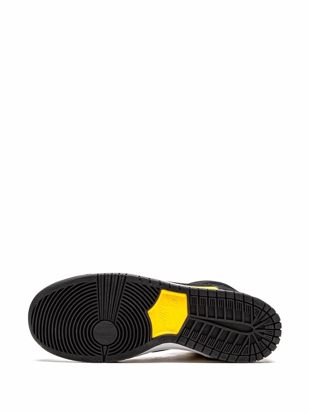 Shop Nike Sb Dunk High Pro "reverse Goldenrod" Sneakers In Black