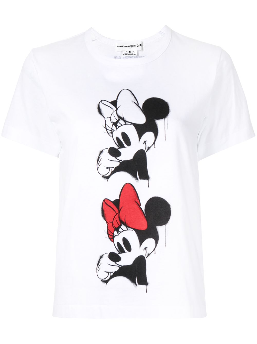 фото Comme des garçons girl футболка с принтом minnie mouse