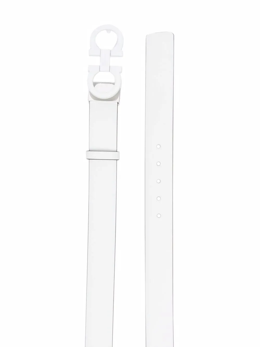 Image 2 of Salvatore Ferragamo Gancini-plaque buckle-fastening belt