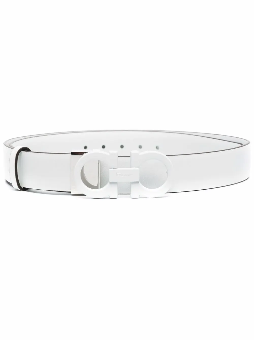 Image 1 of Salvatore Ferragamo Gancini-plaque buckle-fastening belt