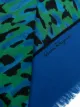 Salvatore Ferragamo abstract-print frayed-edge scarf