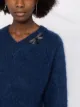 Erdem embellished-broach jumper
