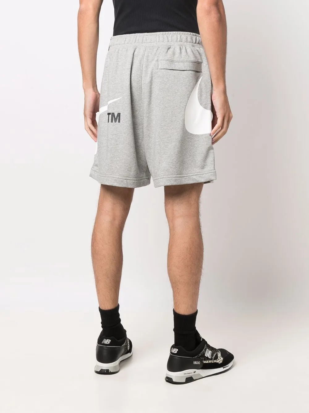 Nike Shorts met logoprint Grijs