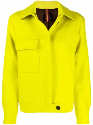 Yellow on sale fitted jacket