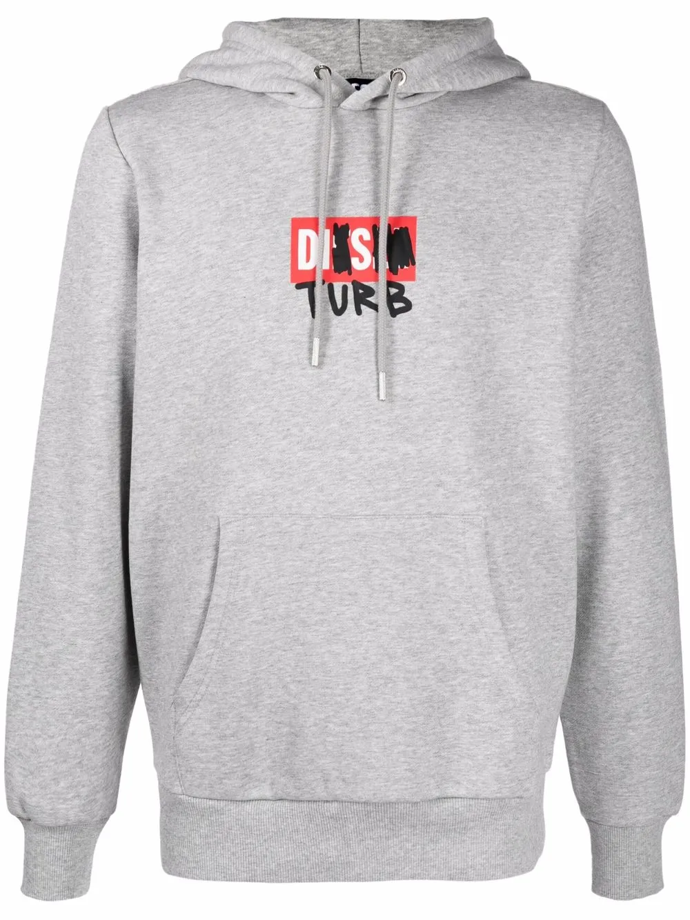 

Diesel logo-print hoodie - Grey