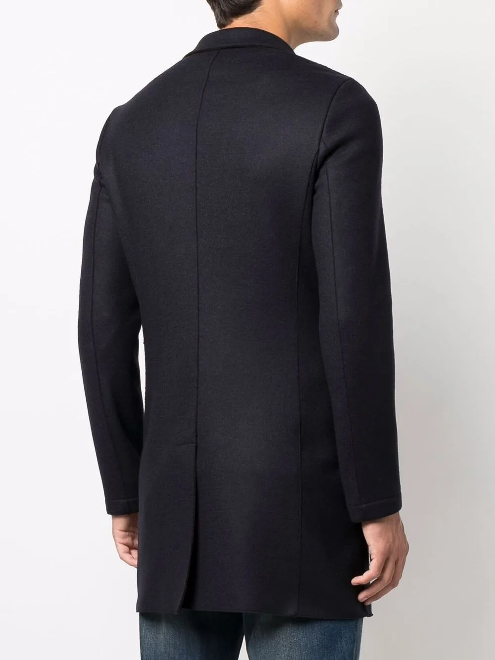 фото Emporio armani однобортное пальто строгого кроя