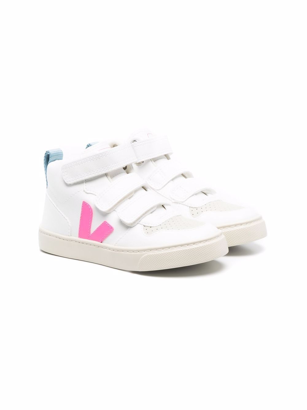 фото Veja kids colour-block high-top sneakers