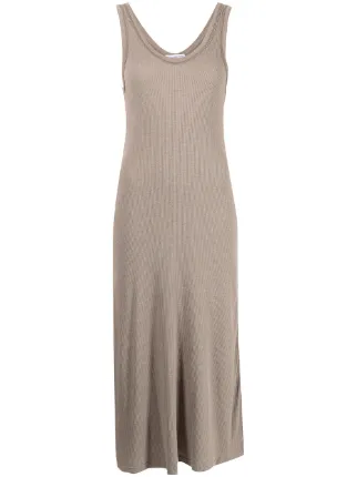 James Perse Technical Ribbed Cami Dress 