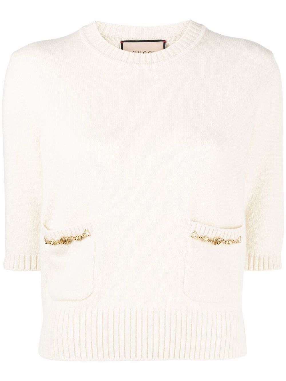Gucci Double G chain-embellished Jumper - Farfetch