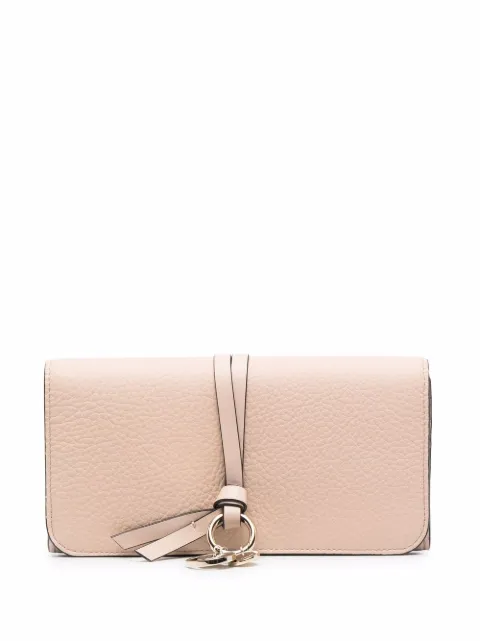 Chloé Alphabet textured-leather wallet
