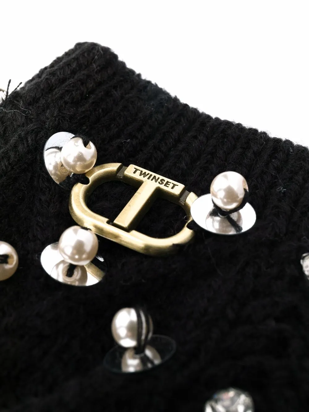 фото Twinset перчатки с искусственным жемчугом