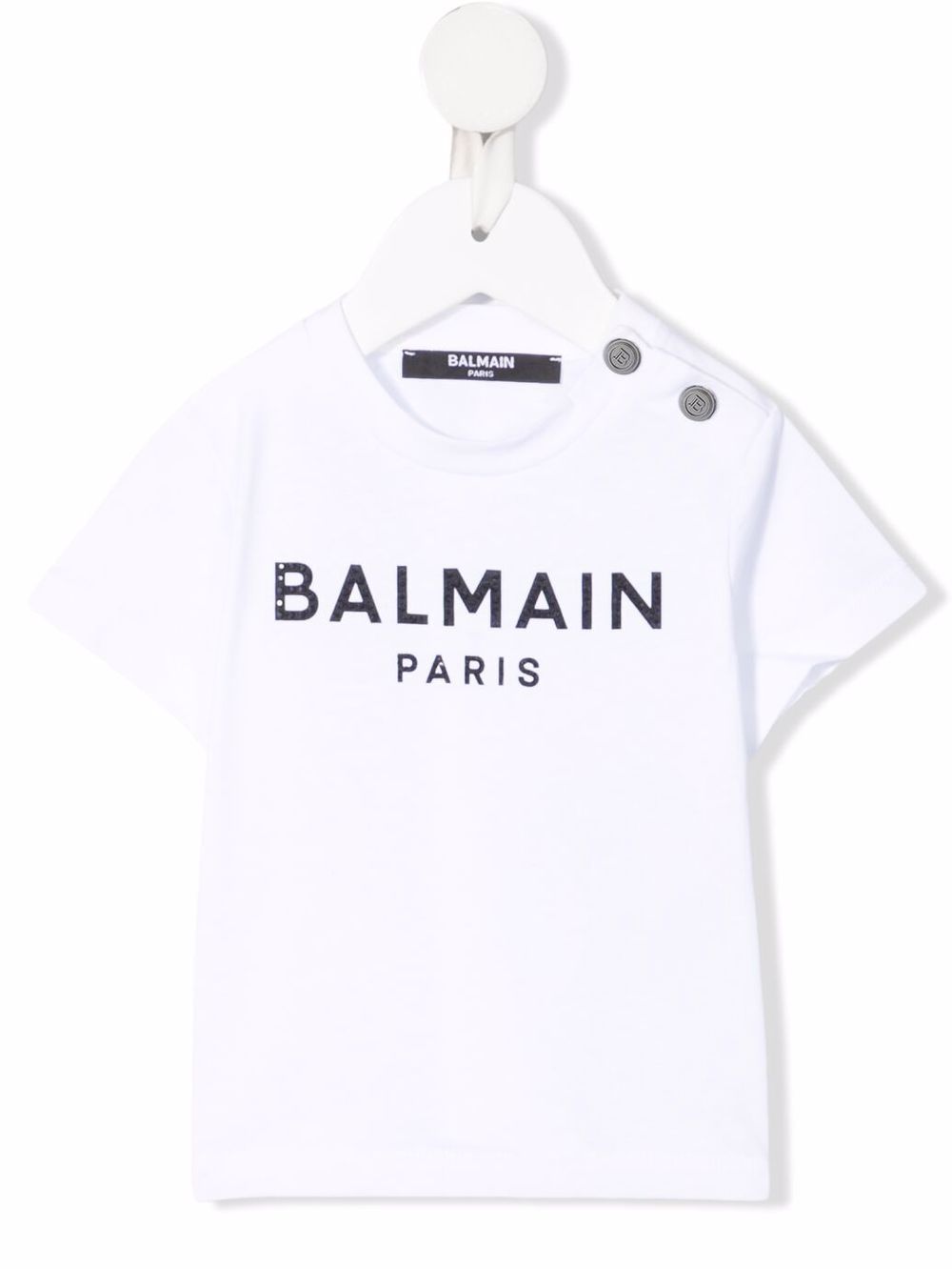 фото Balmain kids футболка с логотипом