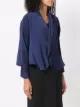 Issey Miyake plissé wrap cardigan