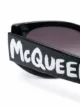 Alexander McQueen Sonnenbrille mit ovalem Gestell