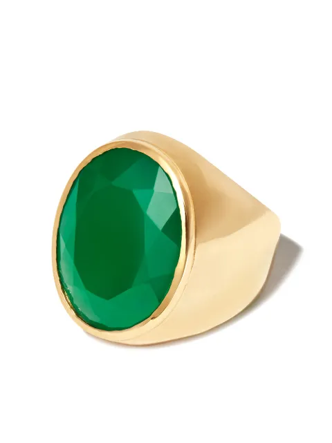 Loren Stewart anillo con cabujón y cuarzo 