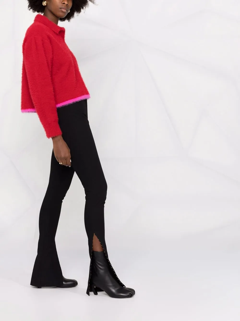 фото Jacquemus брюки le pantalon obiou с разрезами