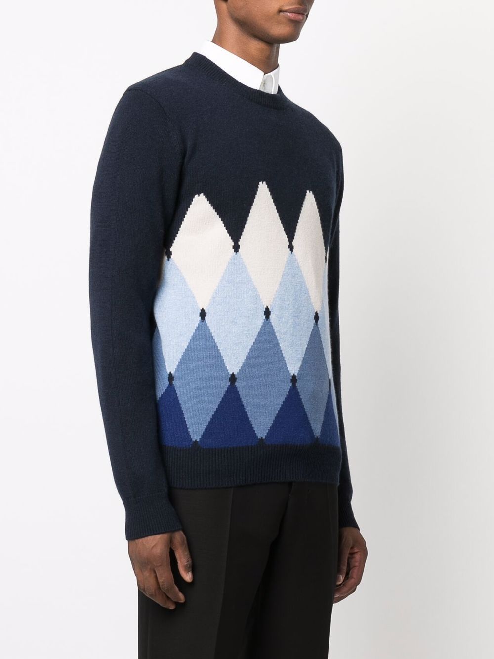 фото Ballantyne diamond knit jumper