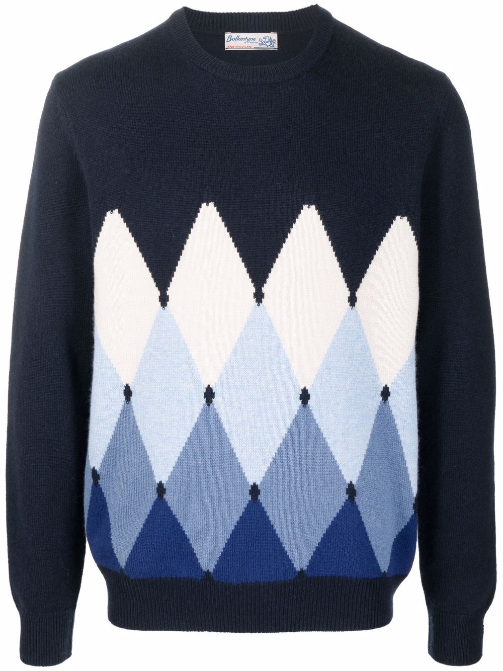 фото Ballantyne diamond knit jumper