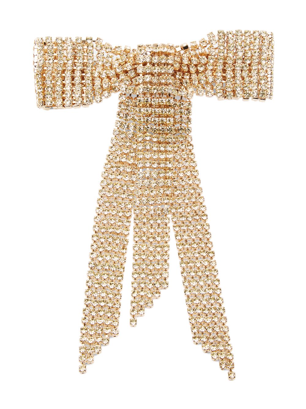 rosantica crystal-embellished hair clip - gold