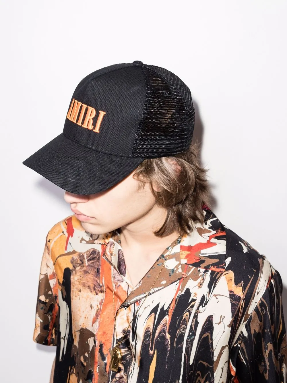 Imagen 2 de AMIRI gorra Trucker con logo bordado