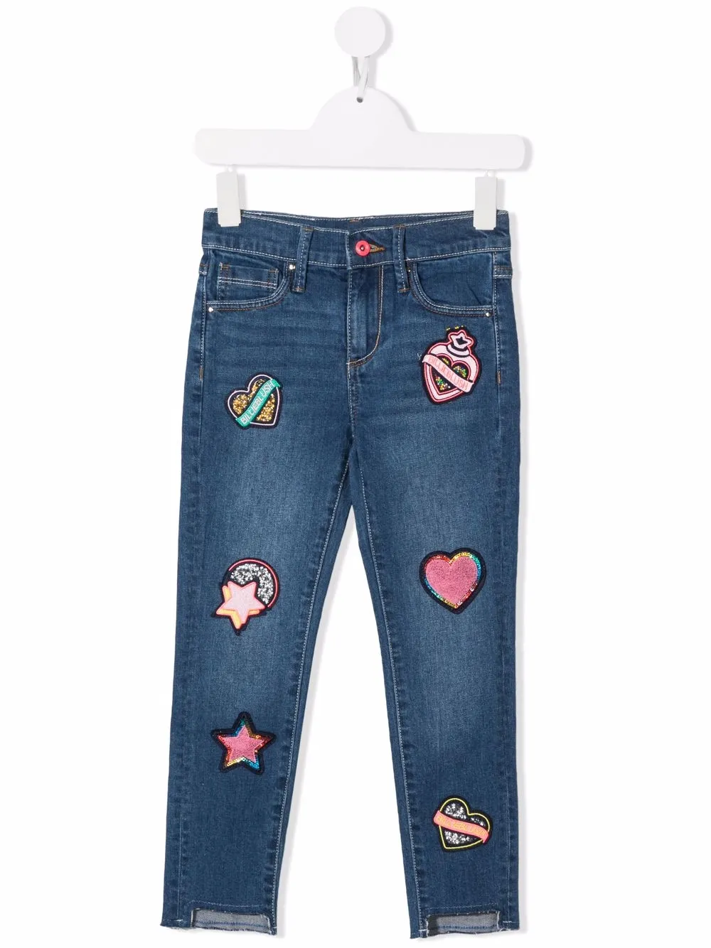 

Billieblush jeans con parches - Azul