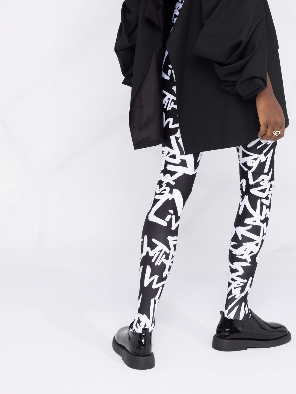 фото Comme des garçons graphic-print leggings