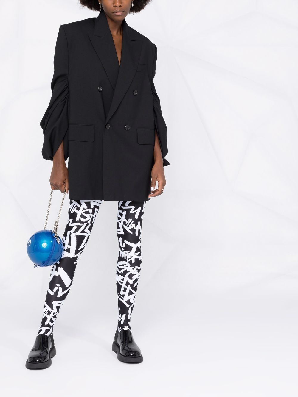 фото Comme des garçons graphic-print leggings