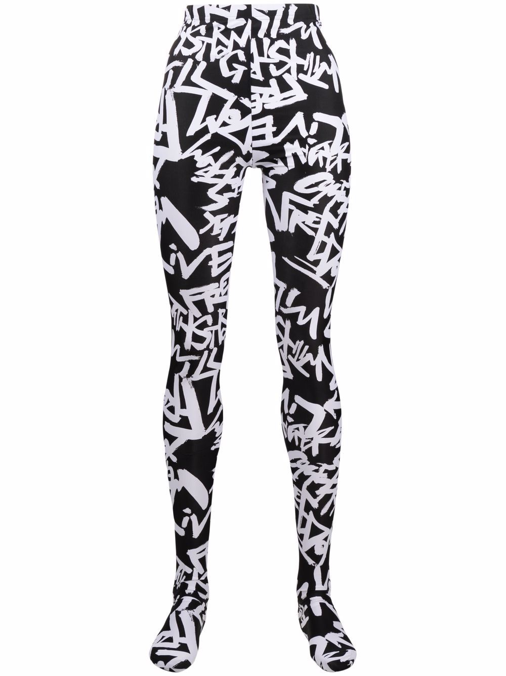 фото Comme des garçons graphic-print leggings