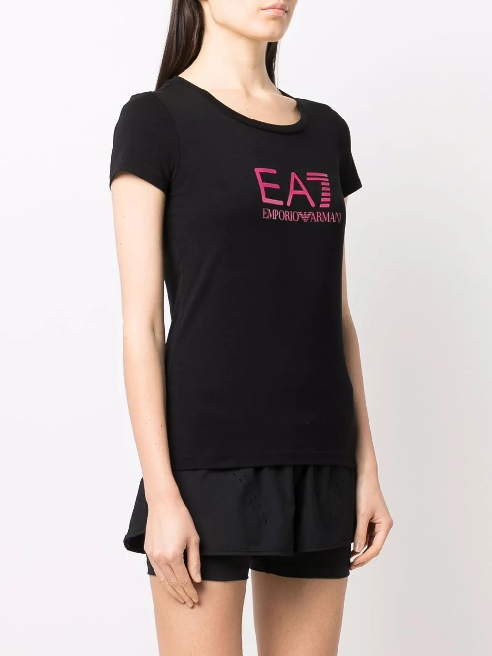 фото Ea7 emporio armani футболка с логотипом