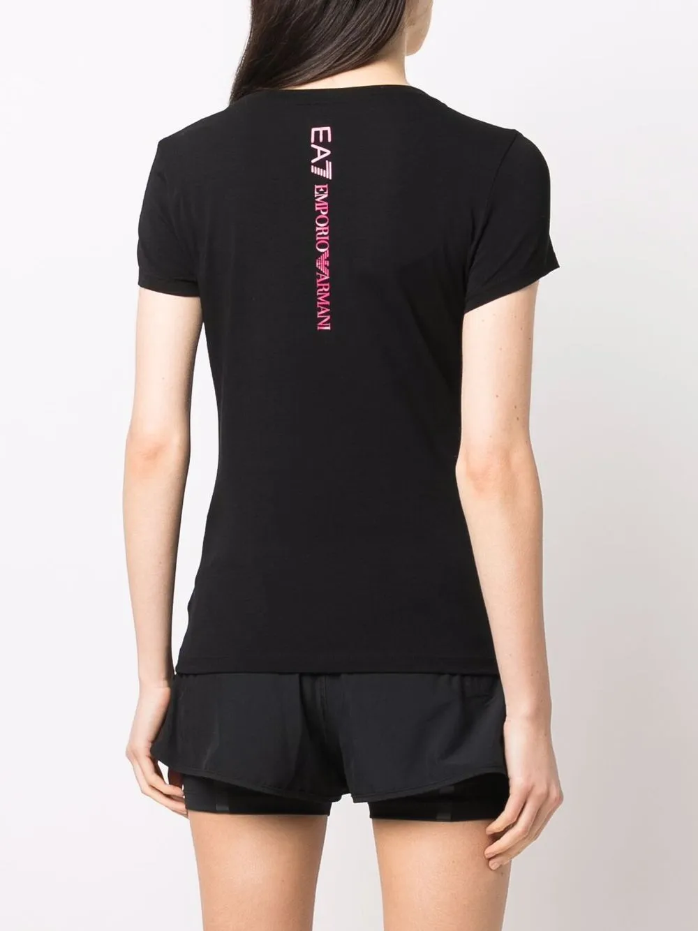 фото Ea7 emporio armani футболка с логотипом